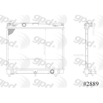 Global Parts Distributors 2889 Radiator product image 1 of 1