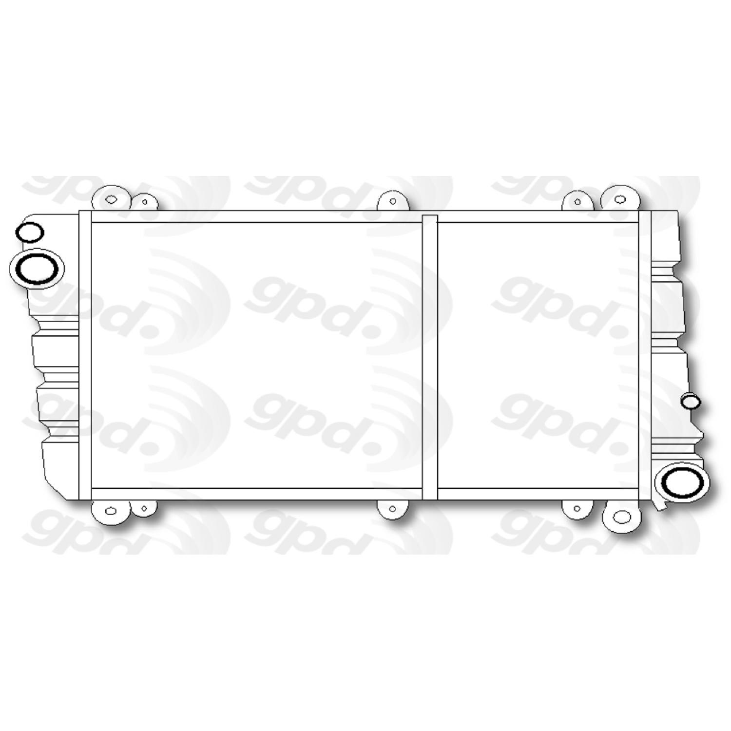 Global Parts Distributors 474 Radiator product image 1 of 1