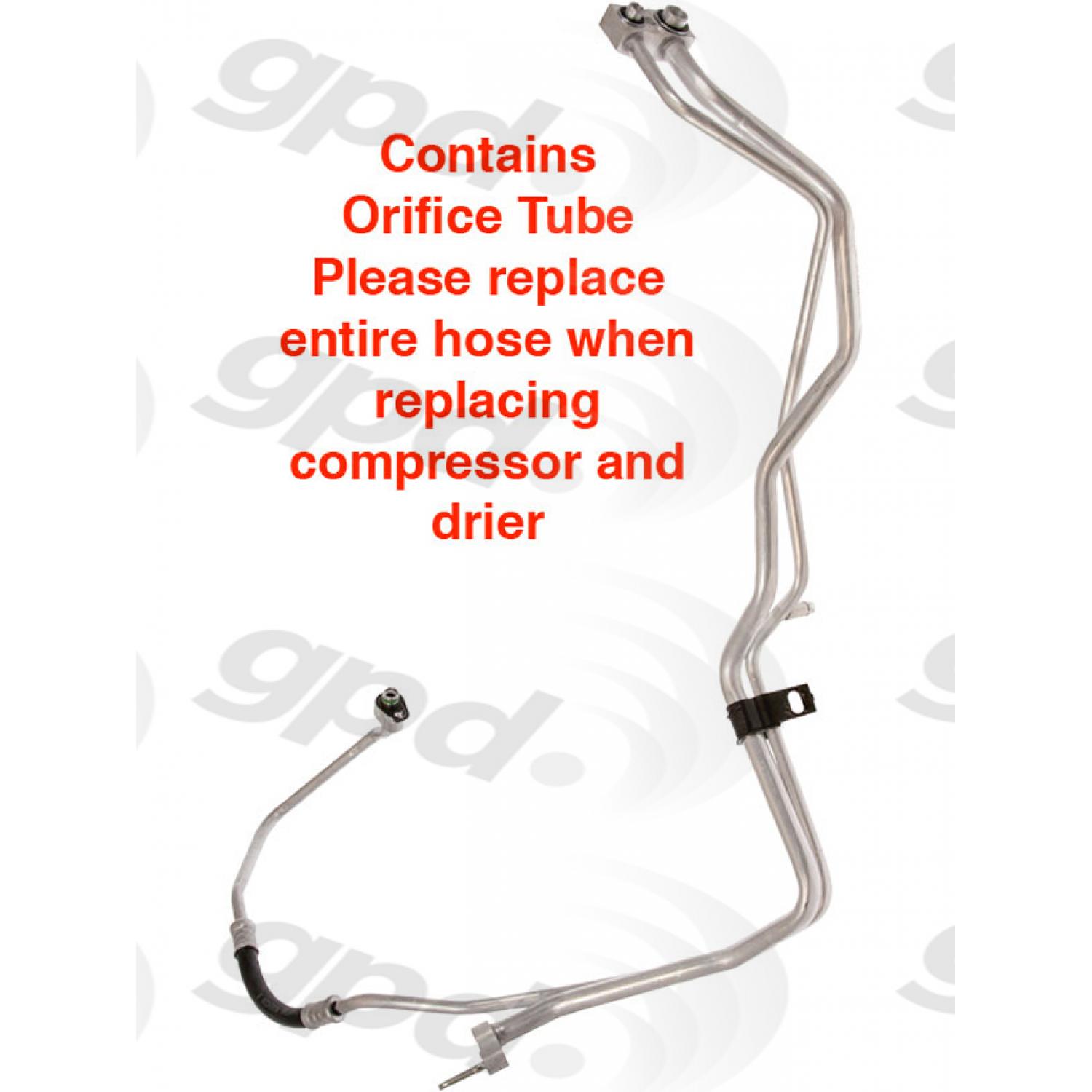Global Parts Distributors 4812436 A/C Suction and Liquid Line Hose Assembly product image 1 of 1
