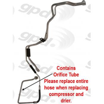 Global Parts Distributors 4812460 A/C Refrigerant Liquid Hose product image 1 of 1