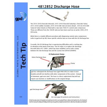 Global Parts Distributors 4812852 A/C Refrigerant Discharge Hose product image 2 of 3