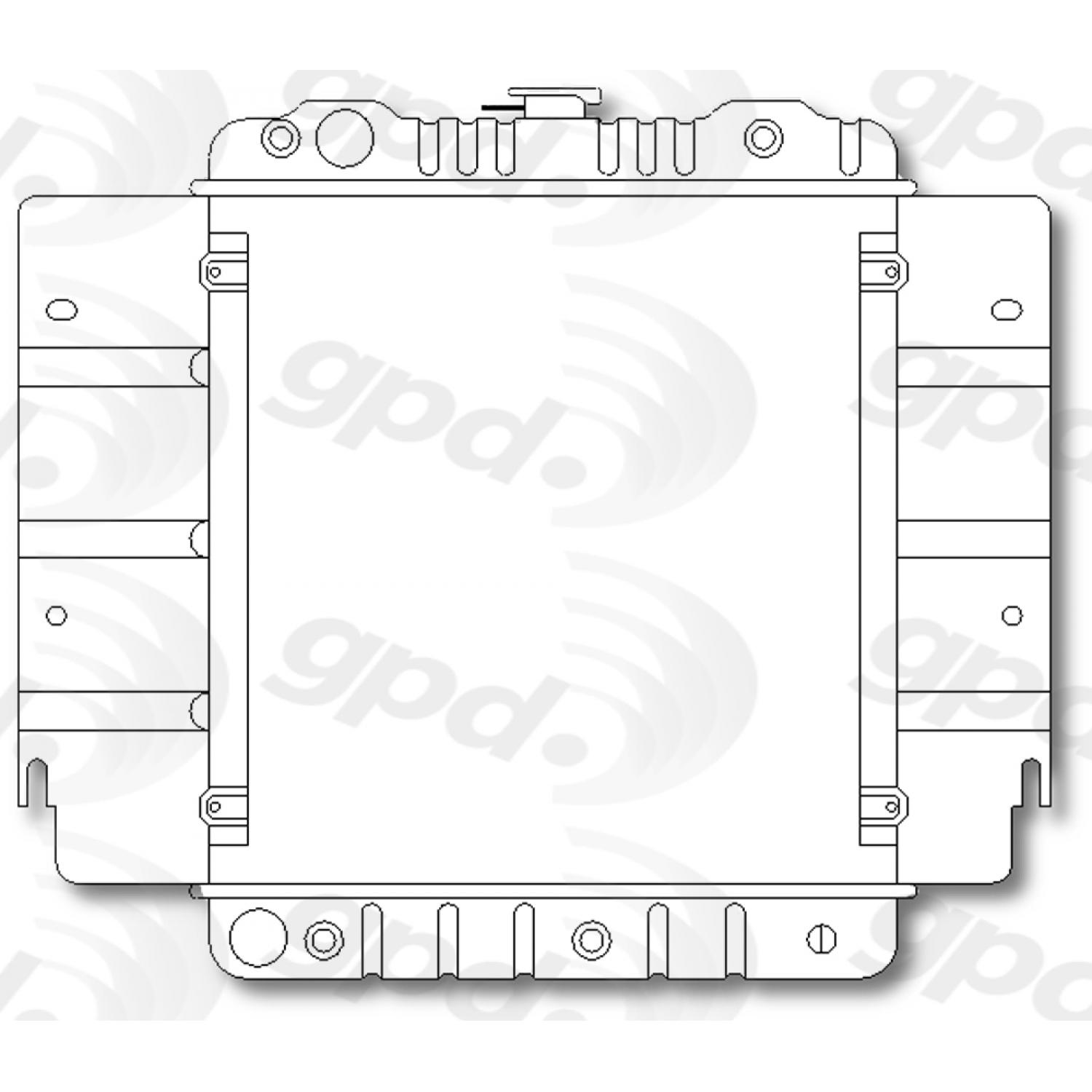 Global Parts Distributors 519 Radiator product image 1 of 1