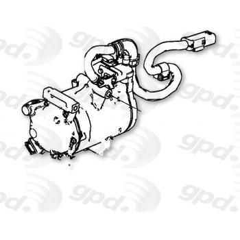 Global Parts Distributors 5513128 A/C Compressor product image 1 of 1