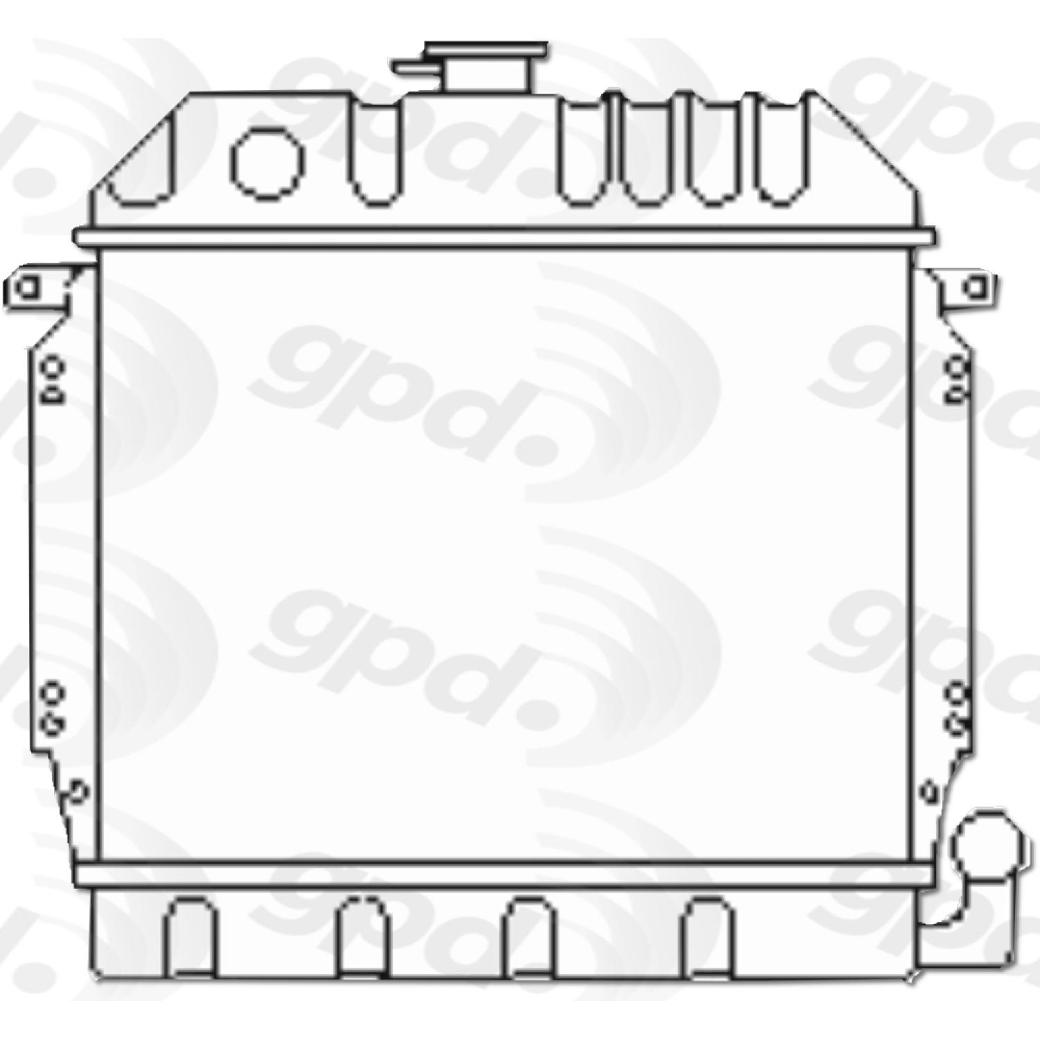 Global Parts Distributors 60 - Radiator Global Parts Distributors 60 Radiator product image 1 of 1