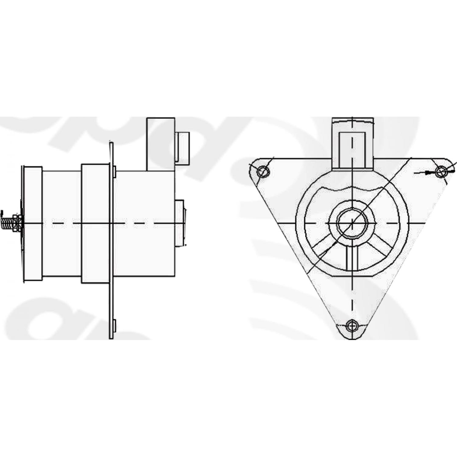 Global Parts Distributors 630500 - Engine Cooling Fan Motor Global Parts Distributors 630500 Engine Cooling Fan Motor product image 1 of 1