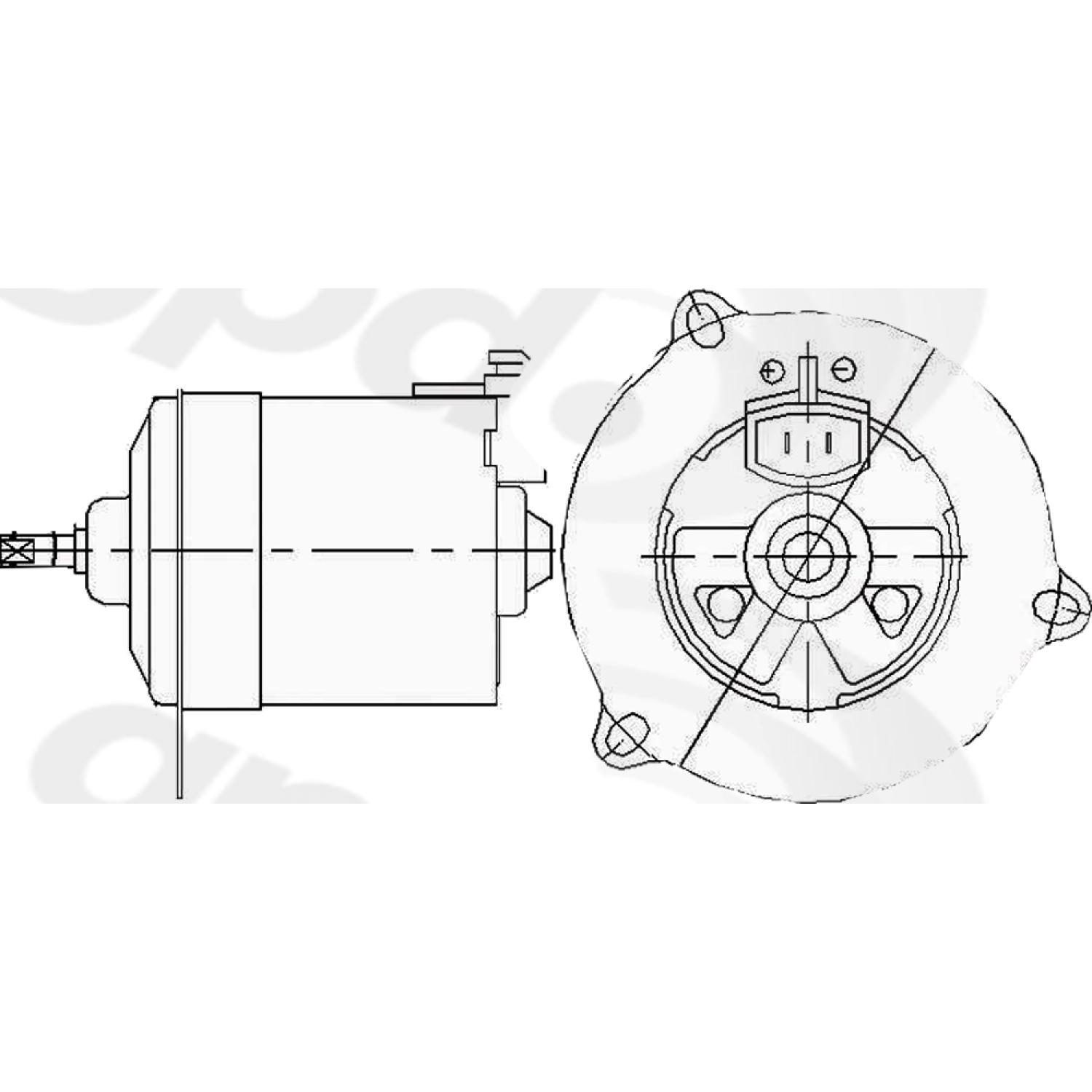 Global Parts Distributors 630570 - Engine Cooling Fan Motor Global Parts Distributors 630570 Engine Cooling Fan Motor product image 1 of 1