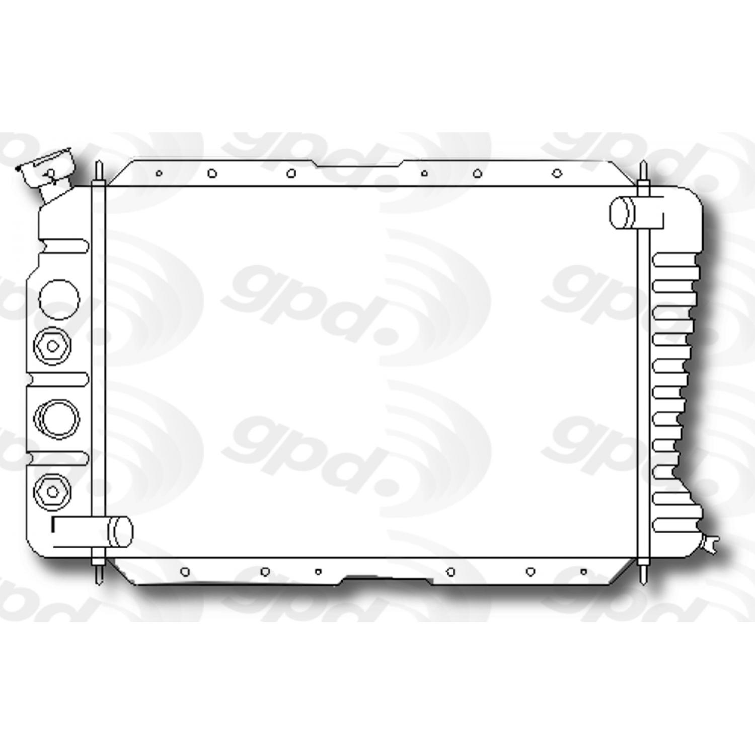 Global Parts Distributors 657 Radiator product image 1 of 1