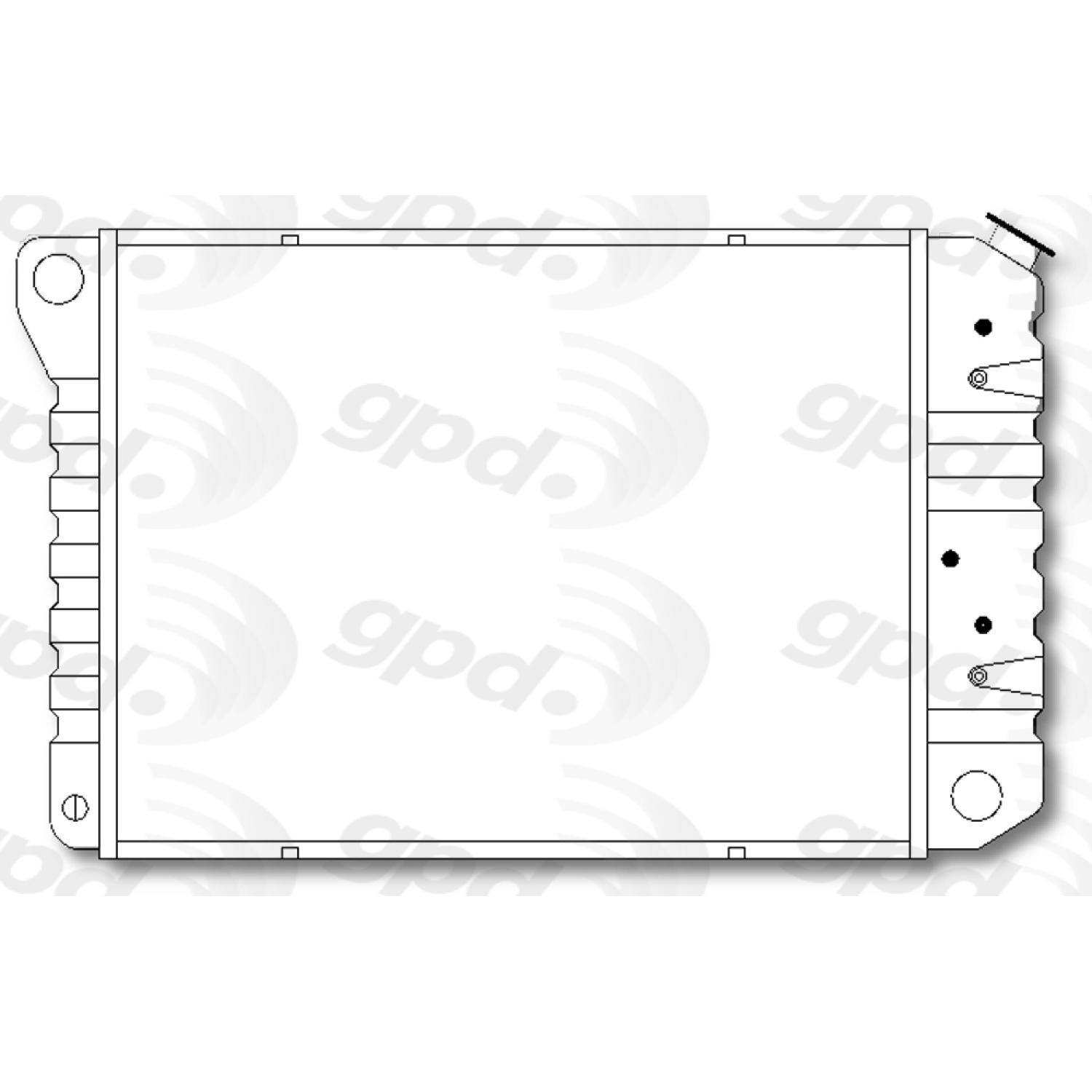 Global Parts Distributors 669 Radiator product image 1 of 1