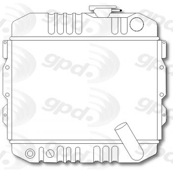 Global Parts Distributors 675 Radiator product image 1 of 1
