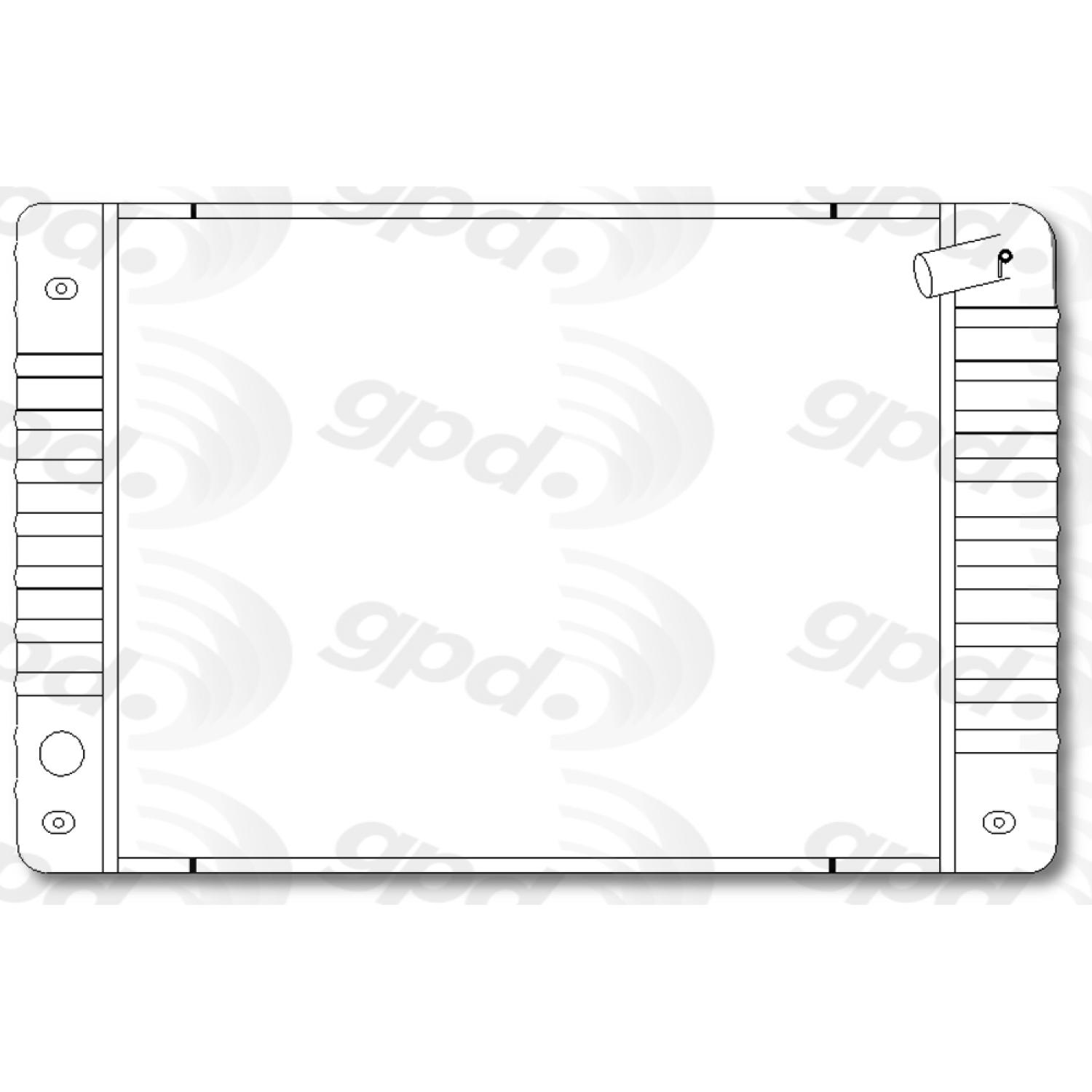Global Parts Distributors 748 - Radiator Global Parts Distributors 748 Radiator product image 1 of 1