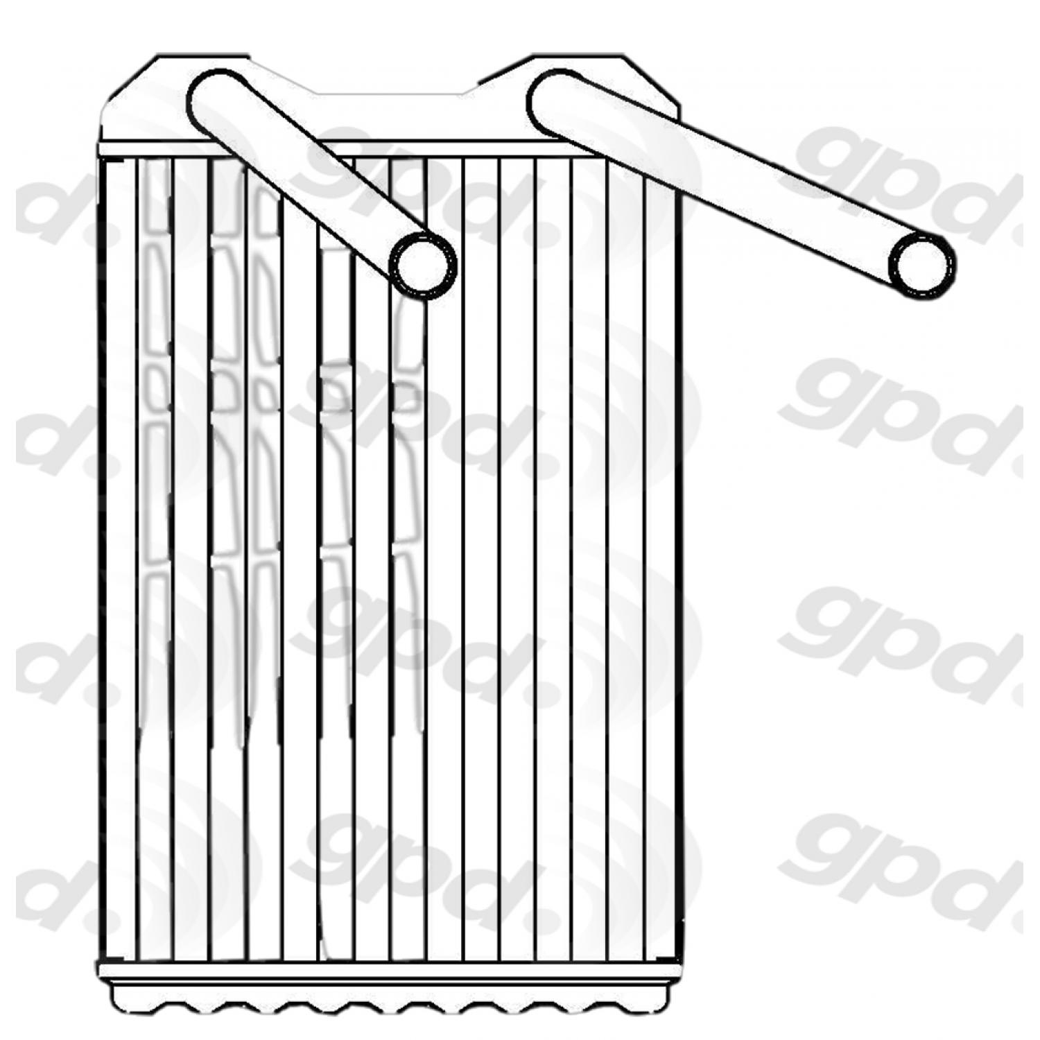 Global Parts Distributors 8231449 HVAC Heater Core product image 1 of 1
