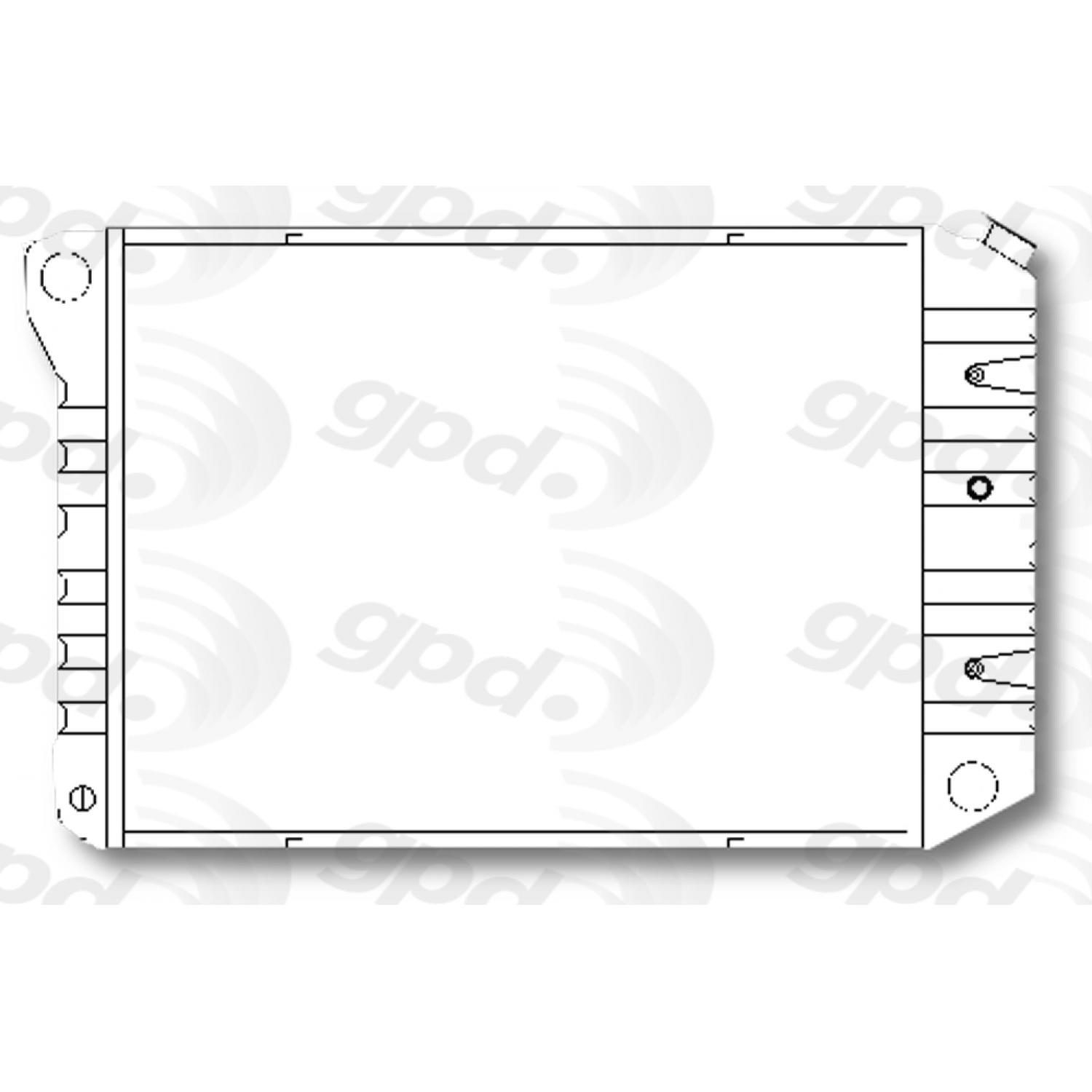 Global Parts Distributors 869 Radiator product image 1 of 1