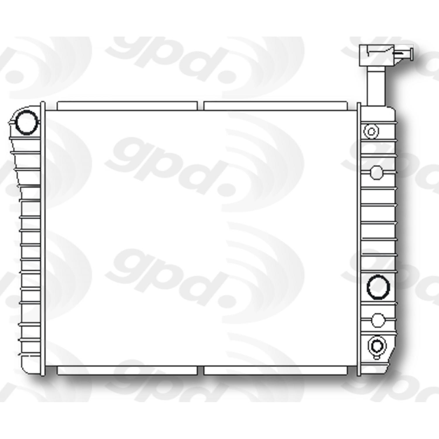 Global Parts Distributors 92 Radiator product image 1 of 1