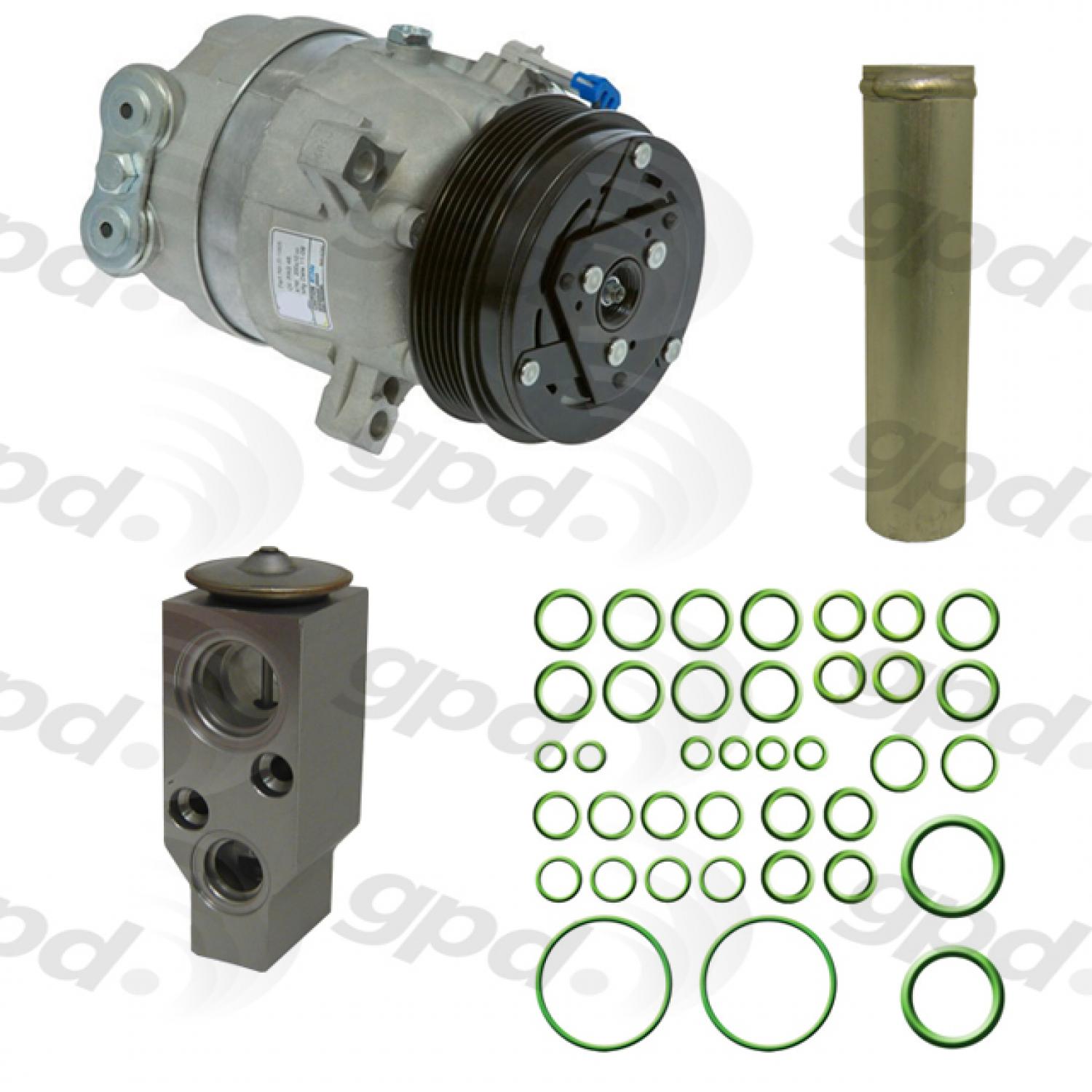 Global Parts Distributors 9643023 - A/C Compressor Global Parts Distributors 9643023 A/C Compressor product image 1 of 2