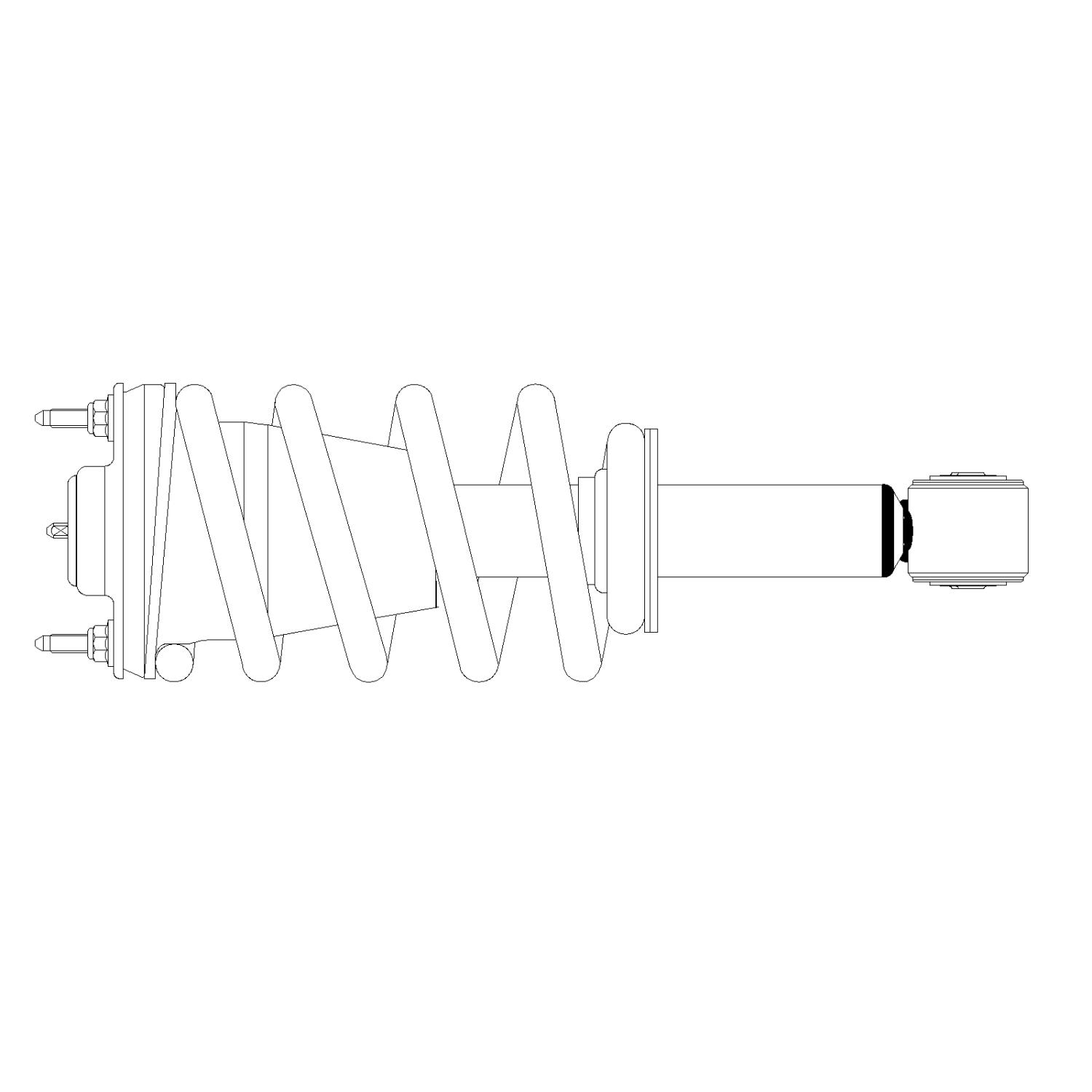 GSP 883074 Suspension Strut and Coil Spring Assembly product image 1 of 1