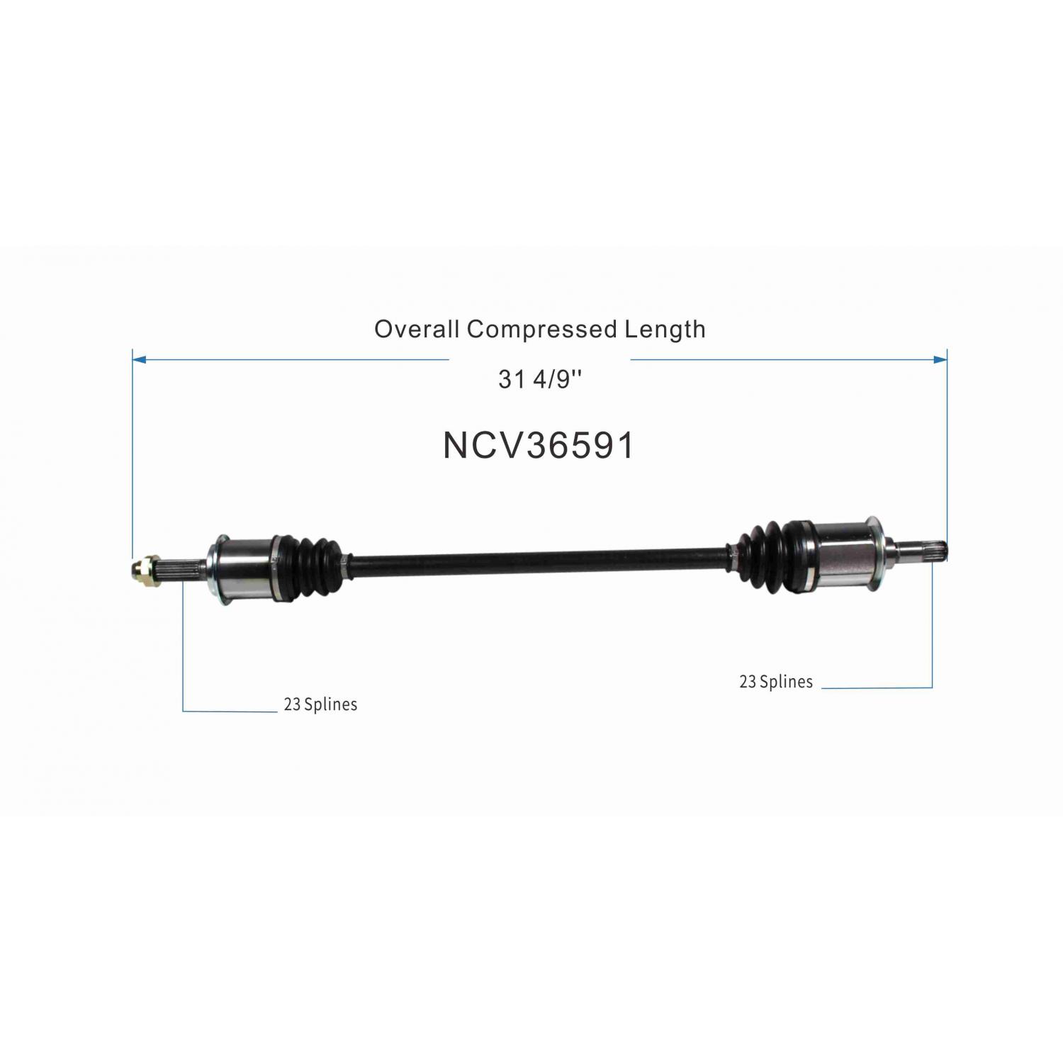 GSP NCV36591 CV Axle Assembly product image 6 of 6