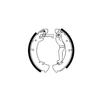 Hella Pagid 355001281 Drum Brake Shoe product image 4 of 4