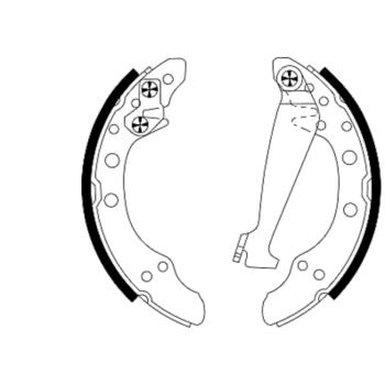 Hella Pagid 355001311 Drum Brake Shoe product image 4 of 4