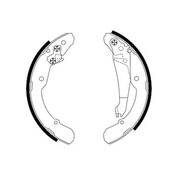 Hella Pagid 355001691 - Drum Brake Shoe Hella Pagid 355001691 Drum Brake Shoe product image 2 of 2