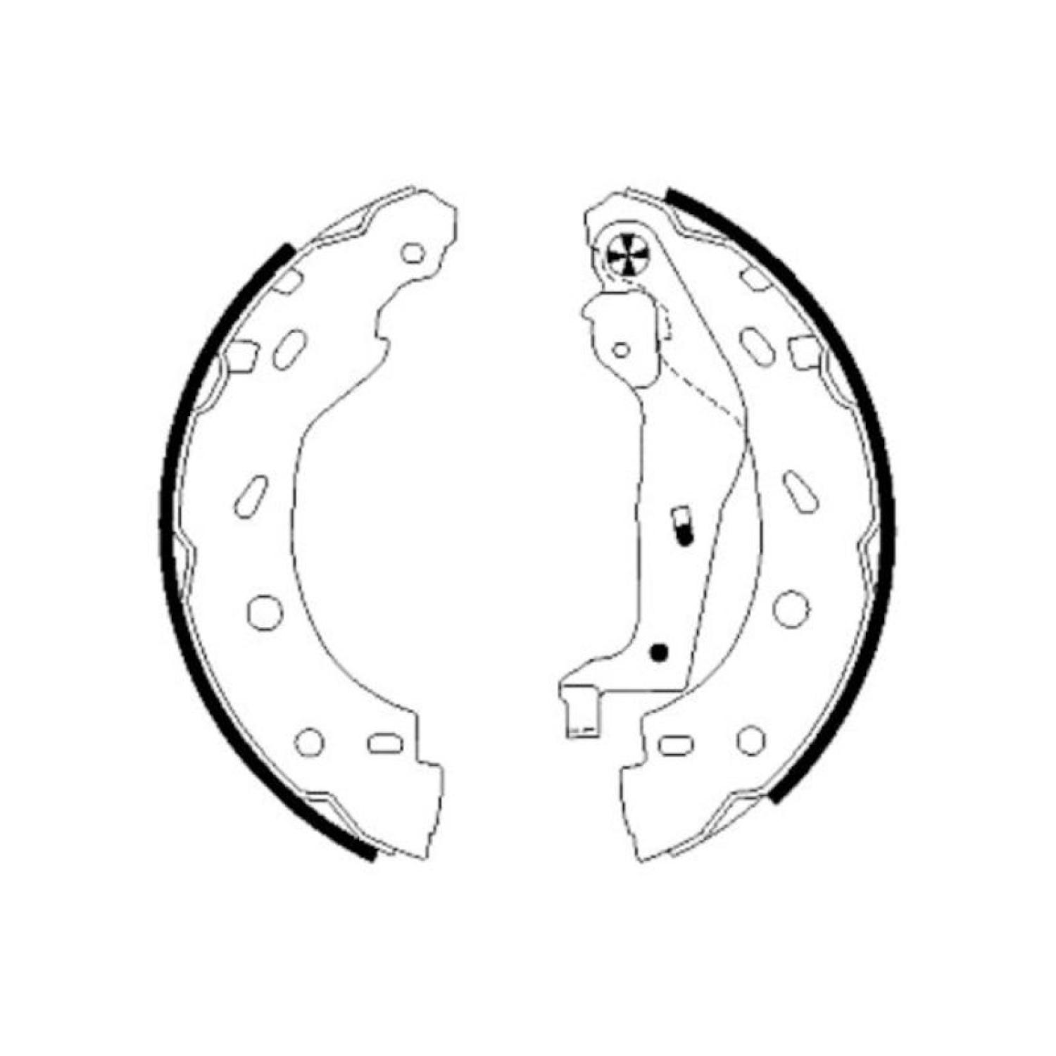 Hella Pagid 355002421 - Drum Brake Shoe Hella Pagid 355002421 Drum Brake Shoe product image 2 of 2
