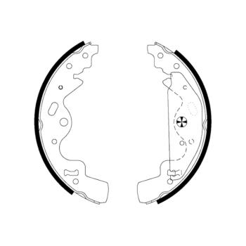 Hella Pagid 355002841 Drum Brake Shoe product image 4 of 4
