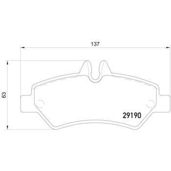 Hella Pagid 355005351 Disc Brake Pad product image 4 of 4