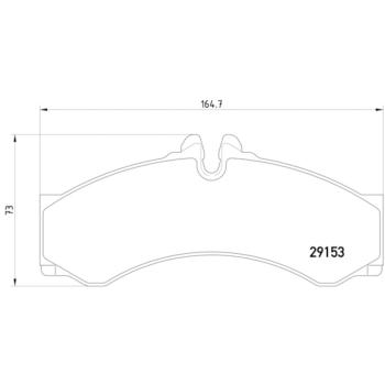 Hella Pagid 355005391 Disc Brake Pad product image 4 of 4