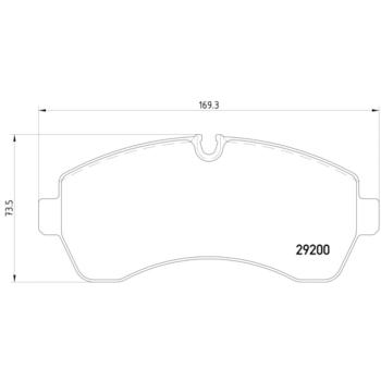 Hella Pagid 355005531 Disc Brake Pad product image 4 of 4