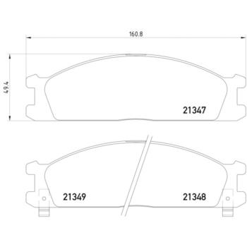 Hella Pagid 355005651 - Disc Brake Pad Hella Pagid 355005651 Disc Brake Pad product image 4 of 4