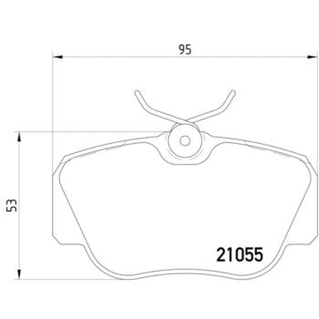 Hella Pagid 355006181 Disc Brake Pad product image 4 of 4
