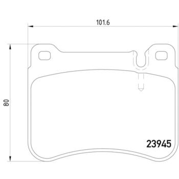 Hella Pagid 355006541 Disc Brake Pad product image 4 of 4