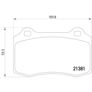 Hella Pagid 355006591 Disc Brake Pad product image 4 of 4