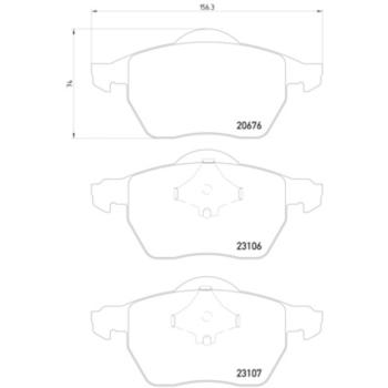 Hella Pagid 355006921 Disc Brake Pad product image 4 of 4