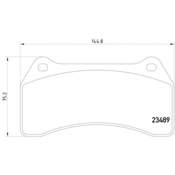 Hella Pagid 355006931 Disc Brake Pad product image 4 of 4
