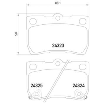 Hella Pagid 355006971 Disc Brake Pad product image 4 of 4