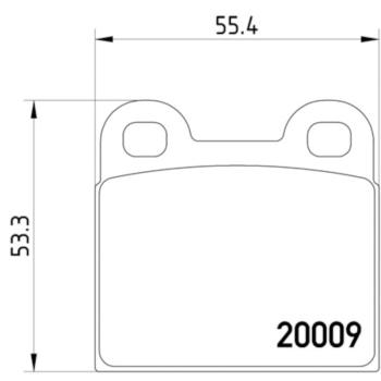 Hella Pagid 355006991 Disc Brake Pad product image 4 of 4