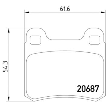 Hella Pagid 355007351 Disc Brake Pad product image 4 of 4