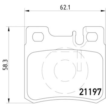 Hella Pagid 355007361 - Disc Brake Pad Hella Pagid 355007361 Disc Brake Pad product image 4 of 4