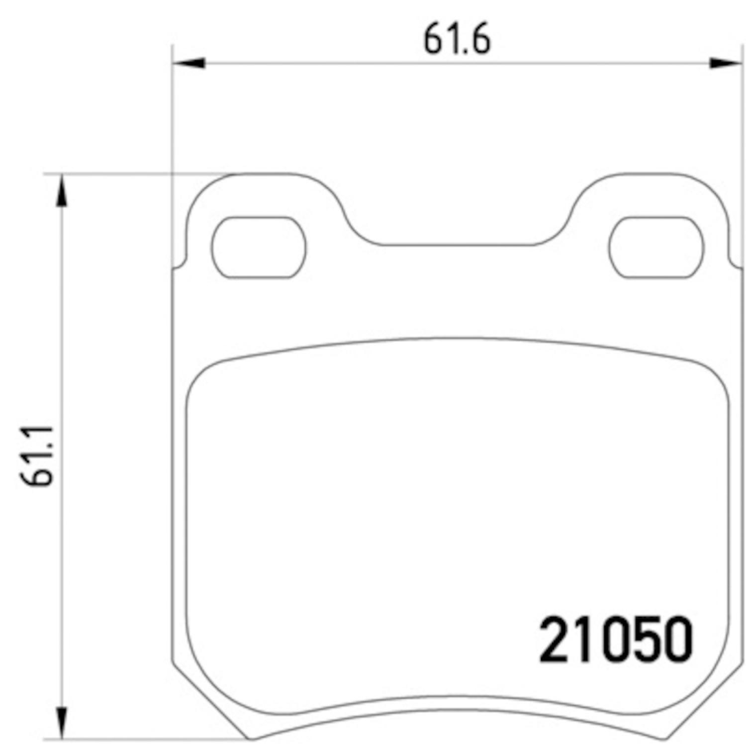 Hella Pagid 355007381 Disc Brake Pad product image 4 of 4