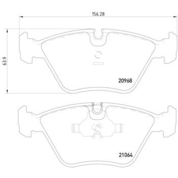Hella Pagid 355007411 Disc Brake Pad product image 4 of 4