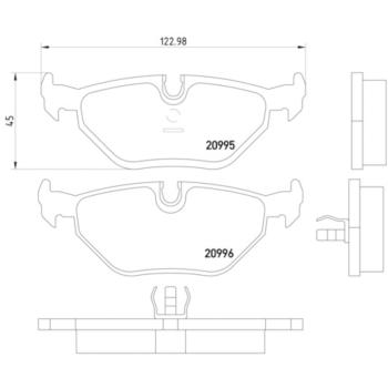 Hella Pagid 355007421 Disc Brake Pad product image 4 of 4