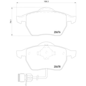 Hella Pagid 355007461 Disc Brake Pad product image 4 of 4