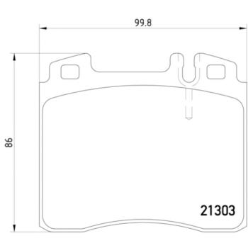 Hella Pagid 355007551 Disc Brake Pad product image 4 of 4