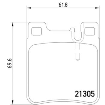 Hella Pagid 355007581 Disc Brake Pad product image 4 of 4