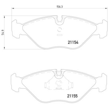 Hella Pagid 355007591 - Disc Brake Pad Hella Pagid 355007591 Disc Brake Pad product image 4 of 4