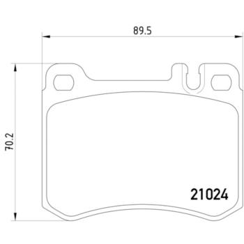 Hella Pagid 355007611 Disc Brake Pad product image 4 of 4
