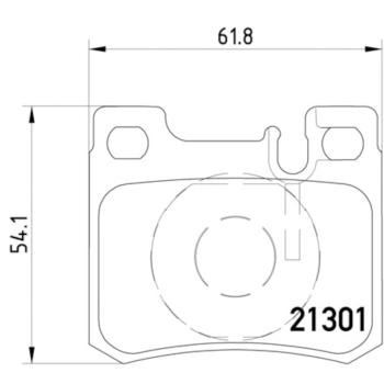 Hella Pagid 355007671 Disc Brake Pad product image 4 of 4