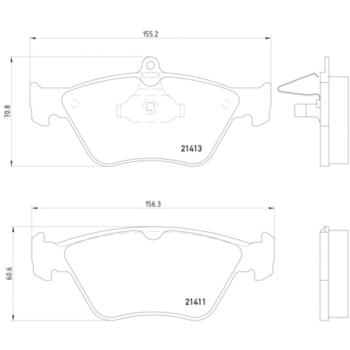 Hella Pagid 355007731 Disc Brake Pad product image 4 of 4