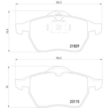 Hella Pagid 355007771 Disc Brake Pad product image 4 of 4