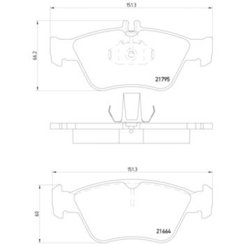 Hella Pagid 355007831 Disc Brake Pad product image 4 of 4